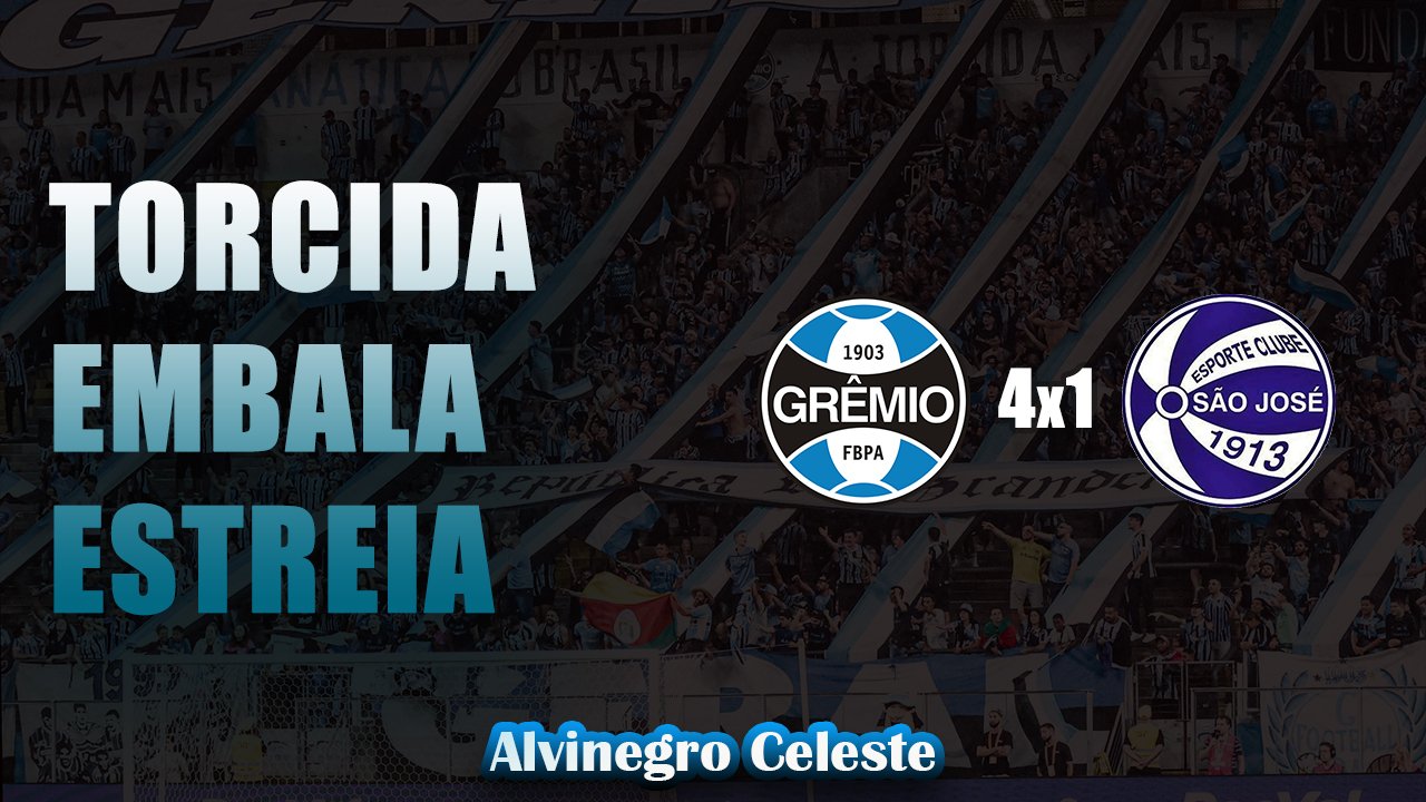 GERAL DO GRÊMIO | Grêmio 4x1 São José (24/1/2024)